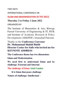 Islam And Modernization - IIUM Repository (IRep)